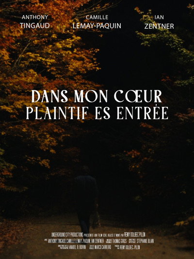 Póster de Dans mon coeur plaintif es entrée