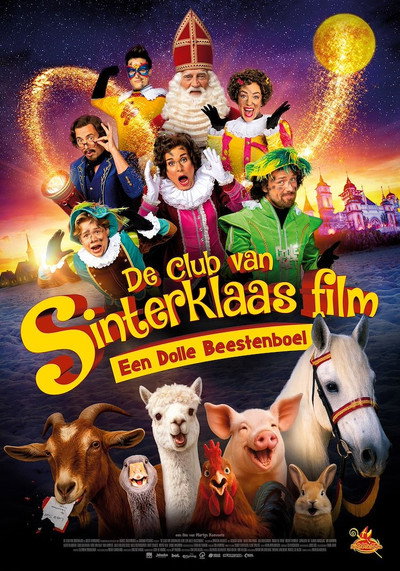 Póster de De club van Sinterklaas film: Een dolle beestenboel