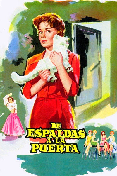 Póster de De espaldas a la puerta