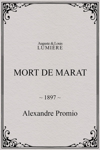 Póster de Death of Marat