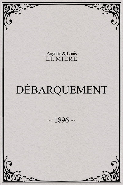 Póster de Débarquement d'un bateau