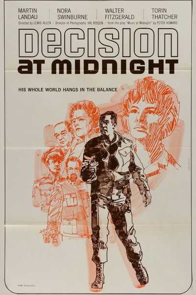 Póster de Decision at Midnight