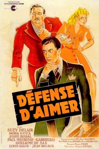 Póster de Défense d'aimer
