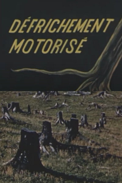 Póster de Défrichement motorisé