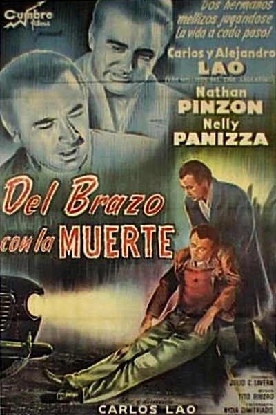 Póster de Del brazo con la muerte