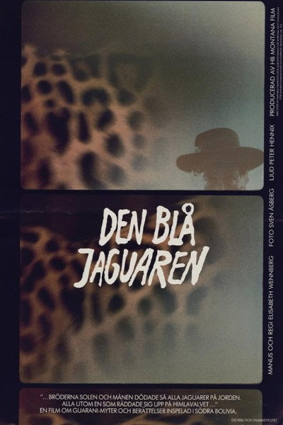 Póster de Den blå jaguaren