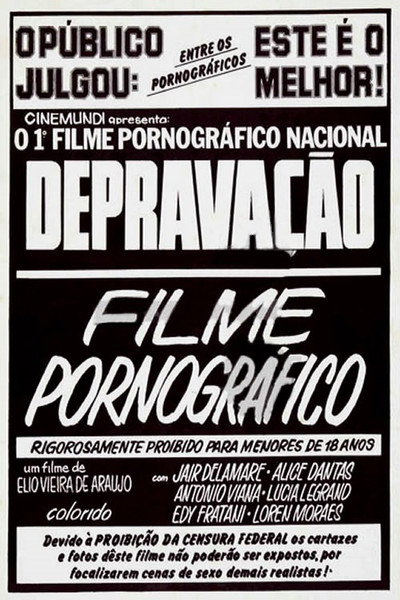 Póster de Depravação