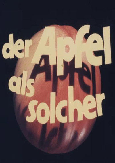 Póster de Der Apfel als solcher