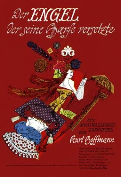 Póster de Der Engel, der seine Harfe versetzte