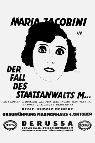 Póster de Der Fall des Staatsanwalts M...