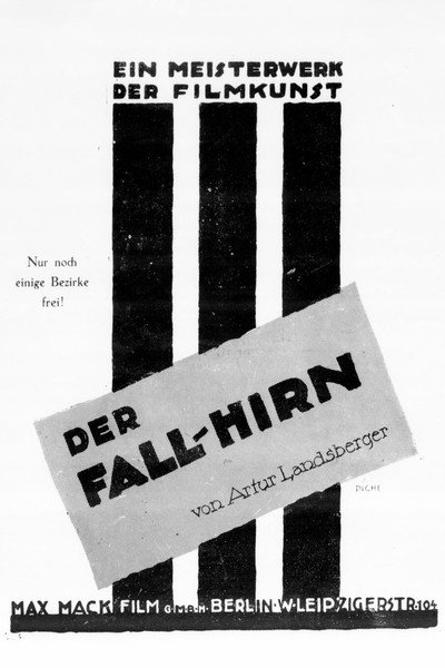 Póster de Der Fall Hirn