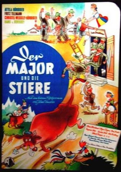 Póster de Der Major und die Stiere
