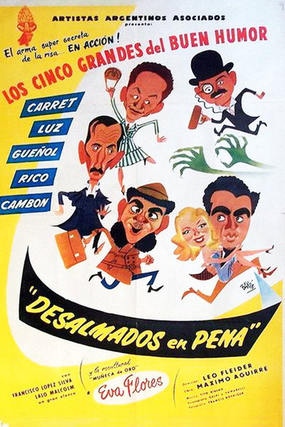 Póster de Desalmados en pena