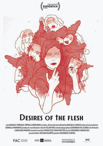 Póster de Desires of the flesh