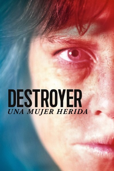 Póster de Destroyer. Una mujer herida