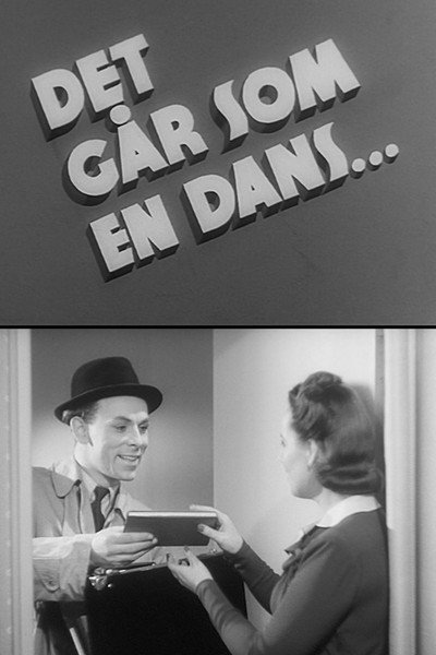 Póster de Det går som en dans...