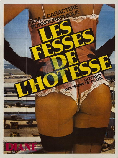 Póster de Diane, les fesses de l'hôtesse