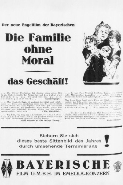 Póster de Die Familie ohne Moral