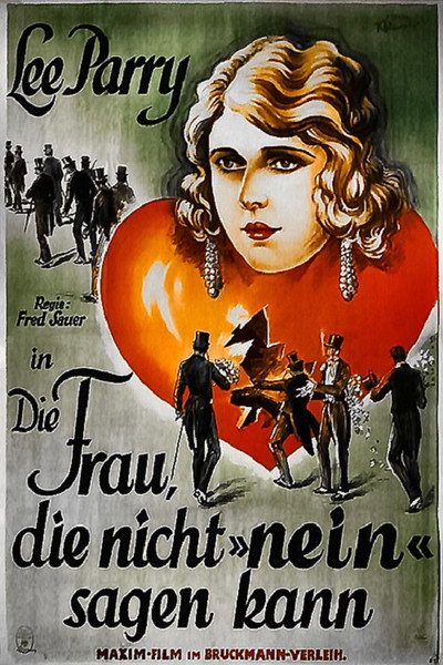 Póster de Die Frau die nicht nein sagen kann