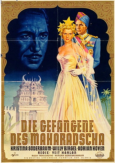 Póster de Die Gefangene des Maharadscha
