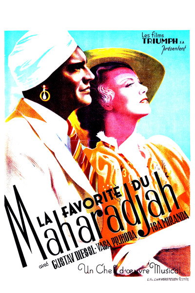 Póster de Die Liebe des Maharadscha