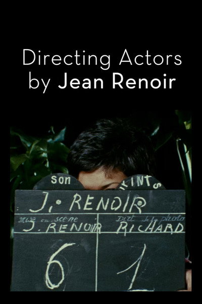 Póster de Directing Actors by Jean Renoir