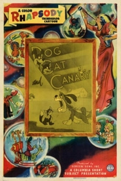 Póster de Dog, Cat, and Canary