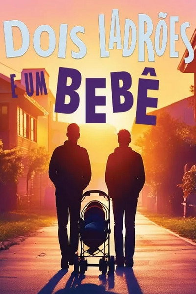 Póster de Dois Ladrões e um Bebê