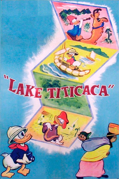 Póster de Donald Duck Visits Lake Titicaca