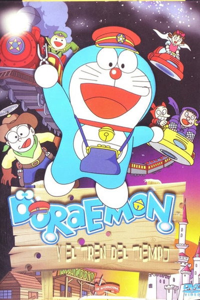 Póster de Doraemon y el tren del tiempo