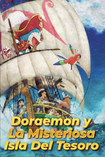 Póster de Doraemon y la isla del tesoro