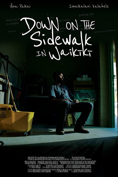 Póster de Down on the Sidewalk in Waikiki