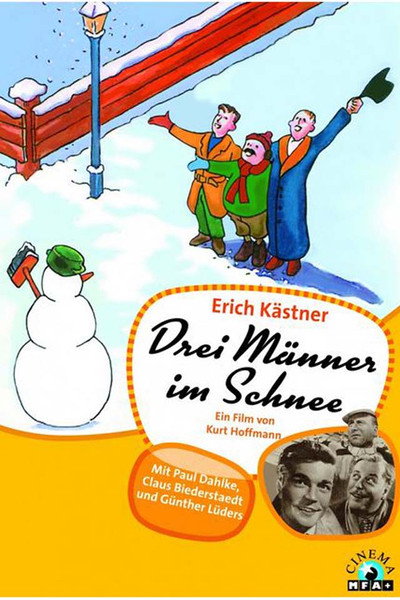 Póster de Drei Männer im Schnee