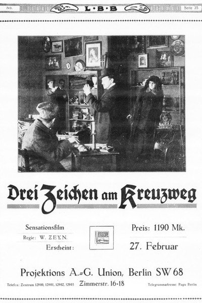 Póster de Drei Zeichen am Kreuzweg