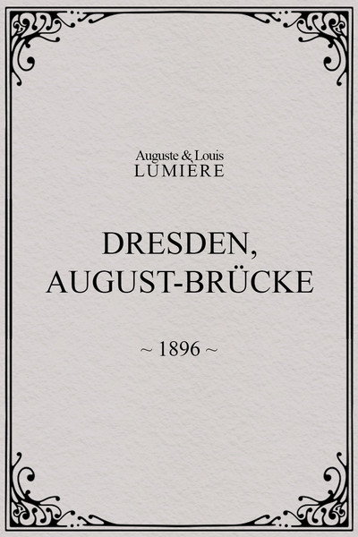 Póster de Dresden, August-Brücke