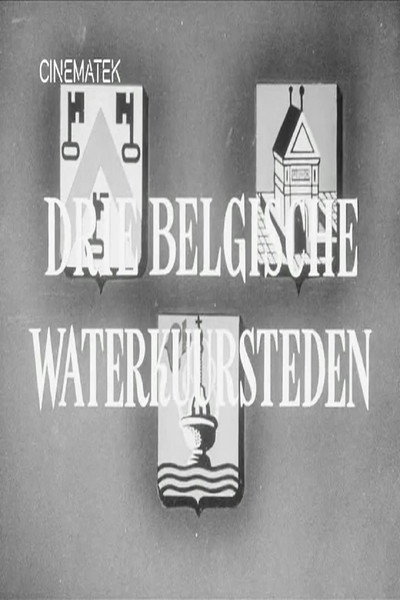 Póster de Drie Belgische waterkuursteden