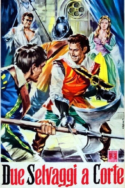 Póster de Due selvaggi a corte
