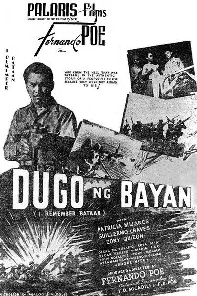 Póster de Dugo ng bayan (I remember Bataan)