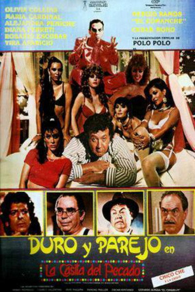 Póster de Duro y parejo en la casita de pecado