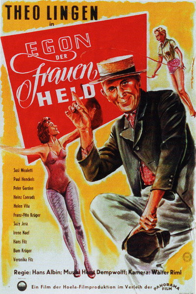 Póster de Egon, der Frauenheld