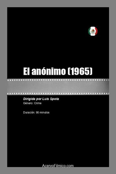 Póster de El anónimo