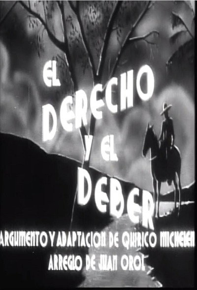 Póster de El derecho y el deber