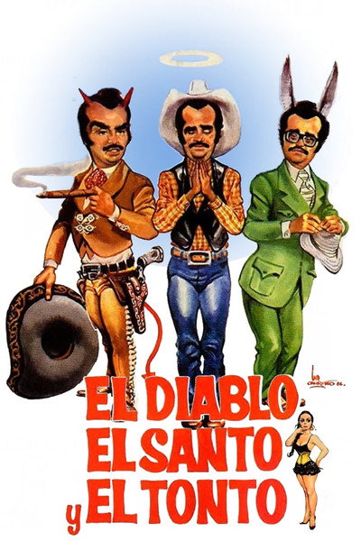 Póster de El diablo, el santo y el tonto