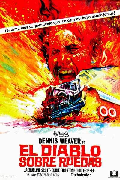 Póster de El diablo sobre ruedas
