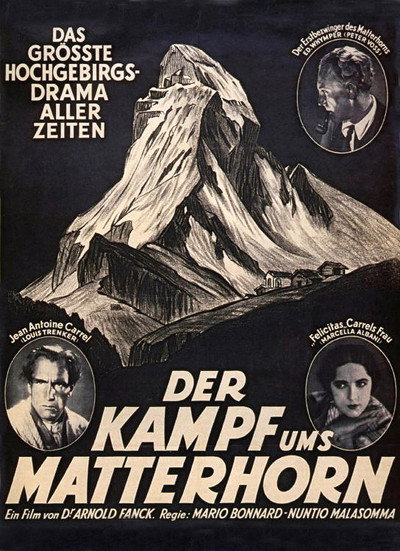 Póster de El drama del Mont-Cervin