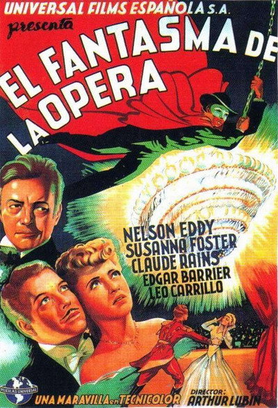 Póster de El fantasma de la ópera