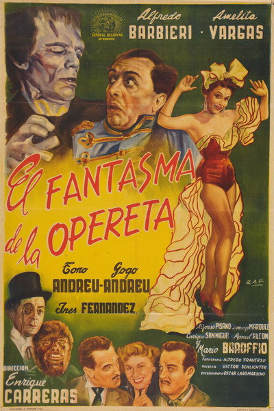 Póster de El fantasma de la opereta