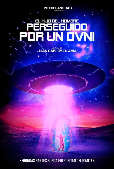 Póster de El hijo del hombre perseguido por un O.V.N.I.