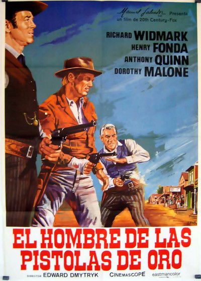 Póster de El hombre de las pistolas de oro