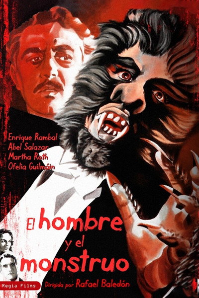 Póster de El hombre y el monstruo
